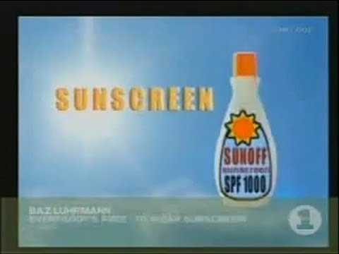 Everybodys Free To Wear Sunscreen Download Free